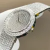 Montre de luxe pour femmes, 36/32/26mm, mouvement à quartz importé, boîtier en acier incrusté de diamants raffinés, montres-bracelets