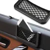 Автомобильный органайзер 1pc Storage Bag Auto Net Pocket Holder для телефона Универсальные эластичные струнные аксессуары