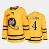 Thr Quinnipiac Bobcats College Hockey Jersey Ty Smilanic Connor Clifton Bryan Leitch Yaniv Perets Devon Toews Zach Metsa Matthew Peca Brogan