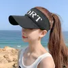 Women Hat Empty Top Female Sunscreen Designer Fashion Outdoor Sports Sunhat 2022 Sunshade Baseball Cap Travel Summer Sun Protec244Z