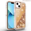 Casos de telefone transparentes para iPhone 14 Plus 13 12 mini 11 Pro máximo xs xr x 8 plus SE2 SE3 11 Glitter Bling TPU Tampa clara à prova de choque protetor para mulheres