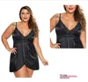 Intimo taglie forti da donna Disponibile 5 XL Camicia da notte elastica in pizzo da donna Fionda femminile Camicia da notte sexy con scollo a V Lingerie Sleepwear Abito femminile