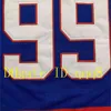 99 Wayne Gretzky WHA Racers Jersey Bleu Blanc 197879 Vintage Cousu n'importe quel numéro nom Rétro Hockey Jersey4249042