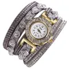 Kol saatleri alaşım elmas yüzük bilezik izle dijital yüz Korean kadife bayanlar kuvars kadınlar zincir setwristwatches hect22