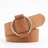 Belts Creative Models Without Pin Round Buckle Casual Ladies Belt Youth Fashion Wide Waist FemaleBelts Fred22