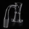 Ampulheta de solda completa de parede de 2,5 mm Fumar Terp Slurper Quartzo Banger 10 mm 14 mm 18 mm Borda chanfrada sem costura Slurpers soldados Unhas para vidro Bongs de água Dab Rigs Pipes