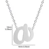 Chains Lower Case Letters Necklaces For Women Men Chain Stainless Steel Jewelry Gift Choker Personality Necklace Decoration On The NeckChain