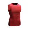 Men T-shirts vest Compression Top Gym fitness Running Vests male sports sleeveless T shirt Gym Jogger clothing wear Plus Size