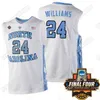 C202 2 Joel Berry 2017 campeões nacionais campeões Jersey 24 Kenny Williams 30 Stilman White 44 Justin Jackson 2017 Final Four Patch Jersey