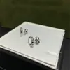 Stud Fashion Stud Earrings For Women Small Silver Earring Designers Jewelry Luxury Letters G Studs Hoops Ornaments Necklaces With Box 2061102R J230717