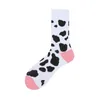 Men's Socks Men's Harajuku Style Men Funny Cows Flamingo Universe Printed Calcetines 2023 Autumn Winter Hip Hop Happy