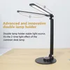 Tafellampen LED Fashion Desk Lamp met dubbele RA95 56bulb Stepless dimmende oogbeveiliging Touch Control vouwstijl lampable