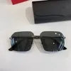 남성과 여성을위한 선글라스 여름 스타일 안티 - 자외선 레트로 0828S 플레이트 금속 광장 Frameless 패션 안경 무작위 상자