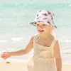 Baby Kids Sun Caps Grenadine Pineapple And Potato Chips Boy Girl Summer Protect Neck Sunbonnet Ventilate Comfortable Visor