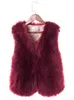 Zadorin Autumn Winter Fashion Waistcoat vrouwen faux bont vest roze witte korte faux bont jas vrouwen bont gilet vierrure veste femme t220716