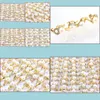 Band Rings Jewelry Wholesale Lots 50Pcs Charms Mens Mix Style Natural Pearl Beads Crystal Rhinestone Finger Women Gif Dhg4A