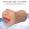 Itens de beleza brinquedos sexy para homens masturba￧￣o de vagina artificial masculpation blowjob masculbador de blowjob masculpador sexyitoys oral realista oral