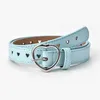 Belts Fidros Faux Leather Belt Kids Fiftle Fiftle Coração de Pêssego Para Meninas Coloque Sólido Amor ilhó Coloque Coloque Beltíssimo Emel22