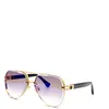 Солнцезащитные очки New Fashion Design 2287 Pilot Cut Lens Exquisite Metal рама щедрый и популярный стиль летний открытый UV400 защитные очки