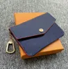 패션 디자이너 코인 지갑과 오렌지 박스 여성 지퍼 키 지갑 파우치 지갑 M62017 가방 검은 브라운 블루 신용 카드 홀더 4448042