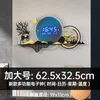 Duvar Saatleri Elektronik Dijital Saat Büyük 3D Akrilik Sticker Akıllı Takvim Led Modern Oturma Odası Reloj De Pared Saat