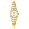 Relógios de pulso relógios femininos de luxo de ouro rosa bracelete de pulseira de pulseira liga ladies liga simples quartzo casual logotipo relógio relógio de pulso relógios de pulso