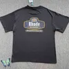 브랜드 디자이너 티셔츠 대형 남성 여성 2022 스타일 모토 스포츠 Rhude 티셔츠