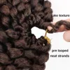 8 pouces Baguette Curl Tressage Cheveux Jumpy Baguette Curl Crochet Tresses 20 Stands / Pack Extension Synthétique pour Femmes Noires LS08