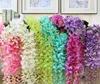 Wholesale Artificial Flowers Silk Flower Wisteria Vine Rattan for Wedding Centerpieces Decorations Bouquet Garland Home Ornament FY3830 sxaug09