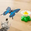 Cat Toys Interactive Automatyczne elektryczne obrotowe zabawki Butterfly Ćwiczenie Kitten zabawne zwiastun Toyscatcatcat