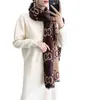 60% de desconto em outono e inverno novos lenços de imitação dupla caxemira lenço de caxemira feminina espessada espessada de xale de dupla fins dupla