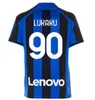 Spelersversie Lukaku Top voetbaltruien 22 23 Inter Barella Vidal Lautaro Eriksen Alexis Dzeko Correa Away Third Uniforms voetbalshirt 2022 2023 Men