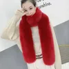 Bow Ties High Quality Faux Fur Scarf Thick Warm Fake Collar Winter Women Muffler Ring Neck Warmer Coat Decoaration Lady ScarfBow BowBow
