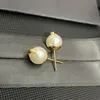 Designer S925 Boucles d'oreilles pour femmes Luxurys Designers Pearl Hoop Earring Gold Ored Ored Charm Jewerlry avec boîte gratuite