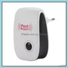 Pest Control Household Sundries Home Garden Mti -Use Electronic Trasonic Repeller Mosquito Killer Cockroach Insect Mice Rodent Drop Delive