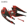 Mini Star Tie Fighter X Wing Micro Destroyer MOC Building Builds 1160pcs Space Battleship Diy Bricks Toys for Children G220524