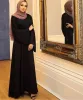 Vêtements ethniques Abaya Robe de grande taille à manches longues grande taille à lacets robes musulmanes