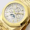 Mens Watch Automatic Mechanical Watches 41mm Octagonal Bezel Waterproof Fashion Business Wristwatch Montre De Luxe
