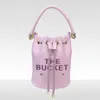 Vrouw de emmerzakken Designer Crossbody Bags Luxe handtas Tas Tas Mode String emmers Pochette PU 22 cm Multi -kleuren Hoge kwaliteit