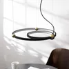 Pendant Lamps Round Ring Combination Chandelier Lighting For Living Room Light Creative Art Shaped Hanging Lamp Bedroom Restaurant LampPenda
