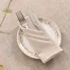 12 pcs linen Napkin Party Table Cloth Dinner Napkin Restaurant Home Wedding Linen Fabric Napkins Restaurant Table Mats