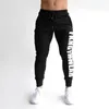 Pantalones para hombres Gimnasios de otoño Hombres Joggers Flacos Lápiz Impresión Medias Pantalones de chándal para pantalones de cordón ocasionales Drak22