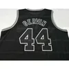 Custom Vintage #44 George Gervin Basketball Jersey All Ed Black Dowolne imię Numer Men Men Men Youth Size koszulki