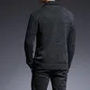 Erkek Hoodies Erkek Sweatshirts hırka erkek ince örgü moda gündelik stil Kore adam yüksek süveter marka sonbahar kıyafet jumper'ları