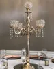 decoration 5 arm gold candle holders candlestick holders wedding centerpieces for tables centre de table mariage crystal centerpiece