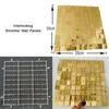 Party Decoration PCS Square Glitter Födelsedag Bakgrund Dekorationer Bakgrundsgardin Shimmer Sequin Panel Wall for Wedding Event D2673699