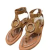 صيف أزياء الدانتيل النساء الصنادل الفاخرة Flip Flat Sandal Designer خمر الأحذية الرومانية الكلاسيكية العلامة التجارية شاطئ المطاط الحذاء الحجم 35-43