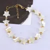 Charm Bracelets 5Pcs Design White Freshwater Pearl Bangle Star / Heart Shell Beads Bracelet For Women Jewelry 2022 Girlfriend GiftCharm Inte