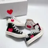 Chłopcy dziewczęta Commes des Garcons Play Chuck Designer Converses Buty Casual Buty Tayler Vulcanized Ox CDG Kids Canvas Buty dziecięce dzieci S2224995