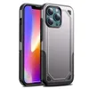 2 I 1 Hybrid Armor Cases Robust stötsäker fodral för iPhone 13 12 Mini 11 Pro XR XS Max 8 7 6s Plus Samsung Note 20 S21 S20 Ultra Plus